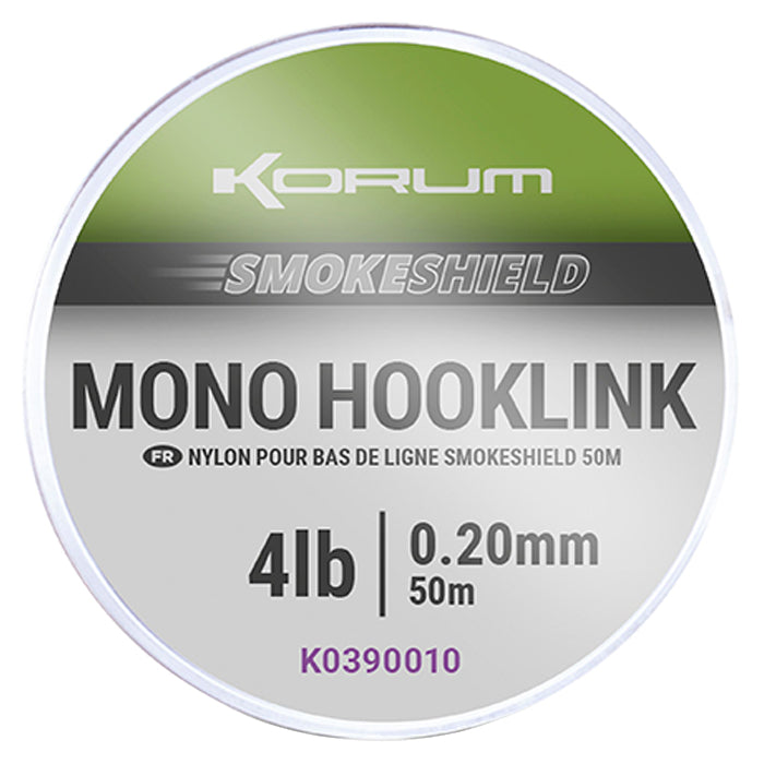 Korum Mono Hooklink 4lb 6lb 8lb 10lb 12lb