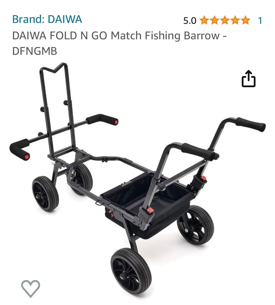 Daiwa FOLD N GO Fishing Barrow
