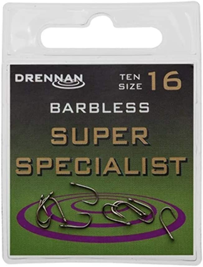 Drennan Super Specialist Hooks Barbless