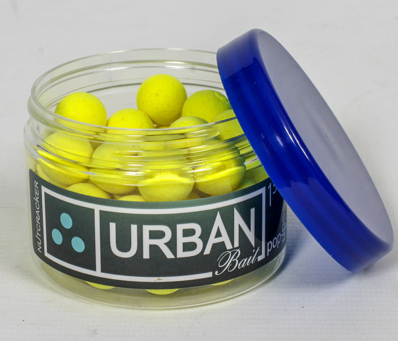 Nutcracker Fluoro Yellow Pop Ups 15mm - Urban Bait