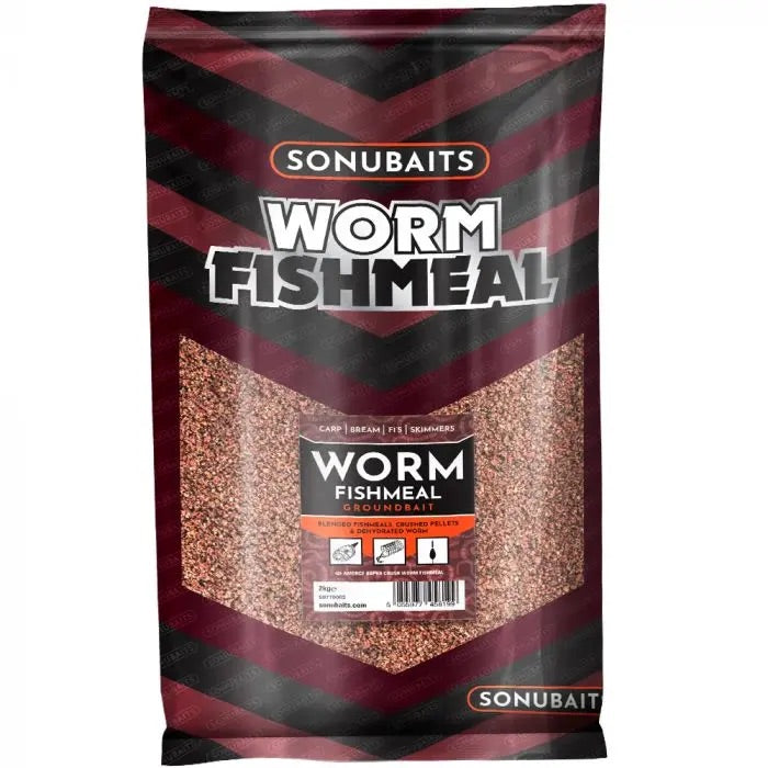 Sonubaits Worm Fishmeal Groundbait 2kg