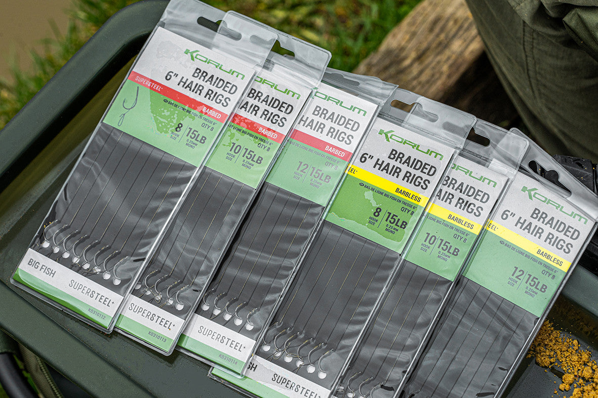 KORUM BIG FISH BRAIDED HAIR RIGS