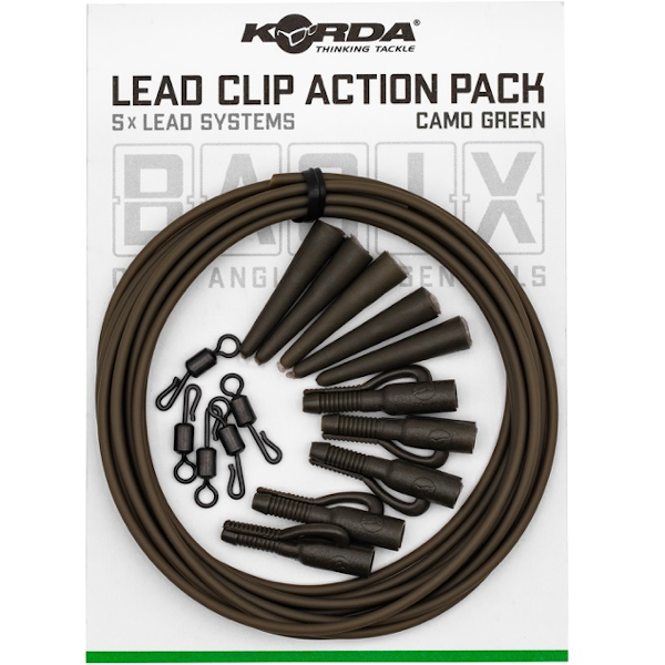Korda BASIX Lead Clip Action Pack