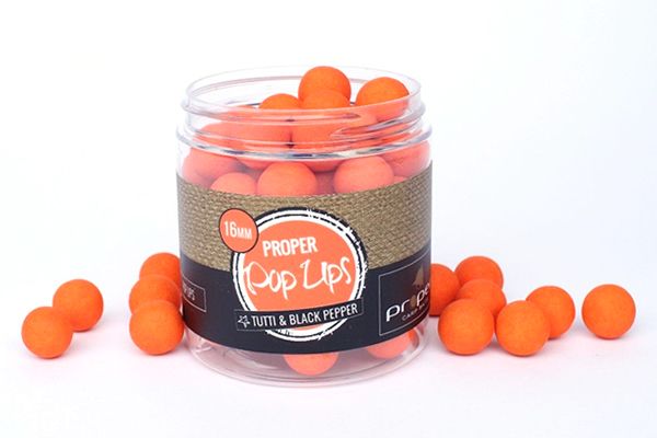 Tutti & Black Pepper Pop Ups - Proper Carp Baits