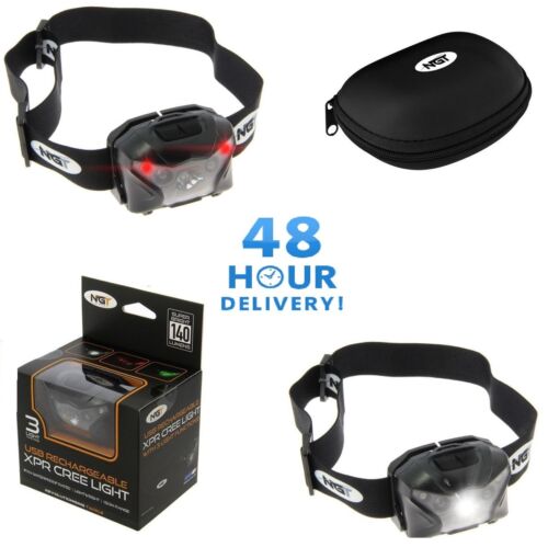 NGT  Cree Headlight USB Rechargeable 140 lumens