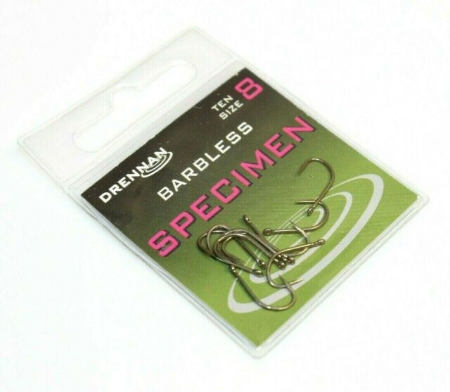 Drennan Specimen Barbless Hooks