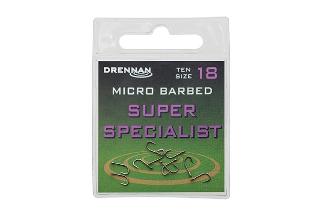 Drennan Super Specialist Hooks Micro Barbed